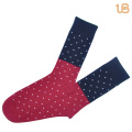 Chaussettes en coton à pois pour hommes